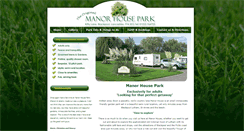 Desktop Screenshot of manorhousecaravanpark.co.uk